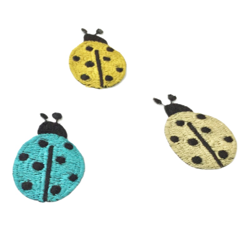 Embroidery Lady Bug - 49pcs/Lot Sew Creative Embroidery Patch Golden