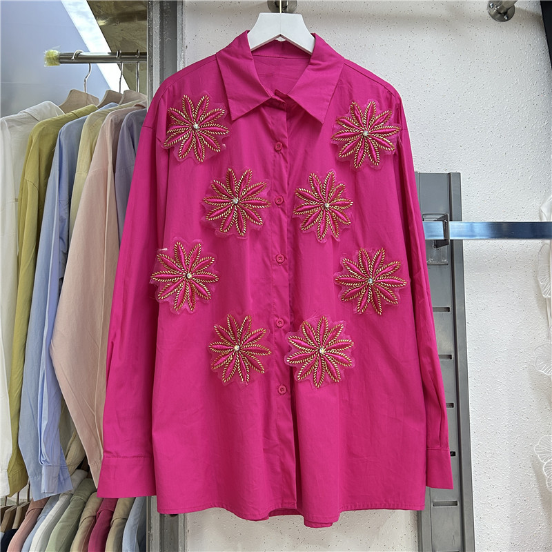 Blouses Women Shirt Vintage Tu - огляд і ціна Embroidery Online