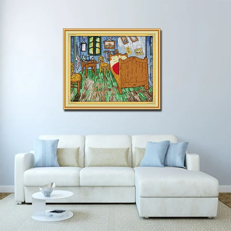 Joy Sunday Van Gogh's Bedroom  - огляд і ціна Embroidery Meaning