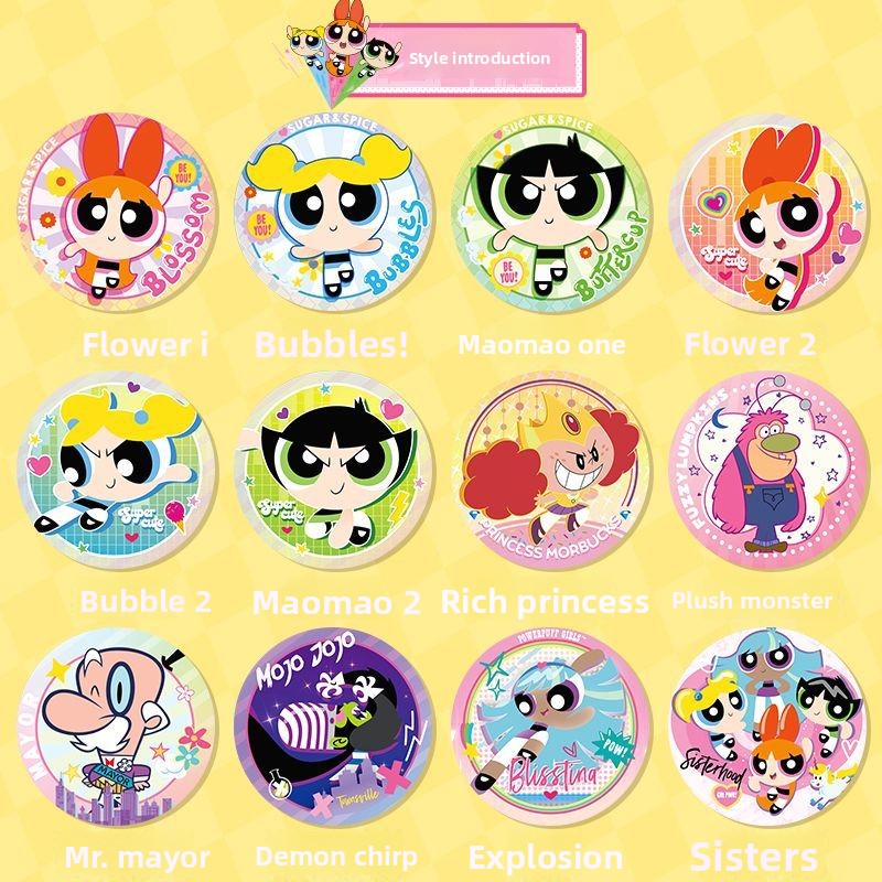 Full Box of Official Powerpuff - огляд і ціна Embroidery Reddit