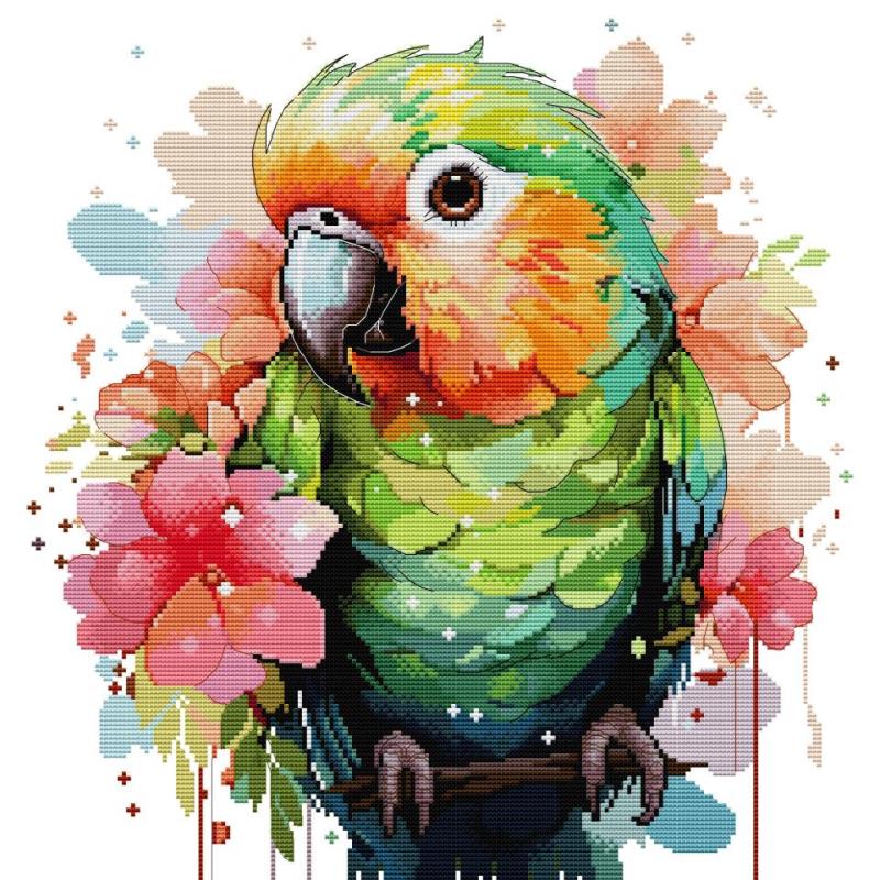 Bird Patterns Parrot Cross Sti - огляд і ціна Embroidery Meaning