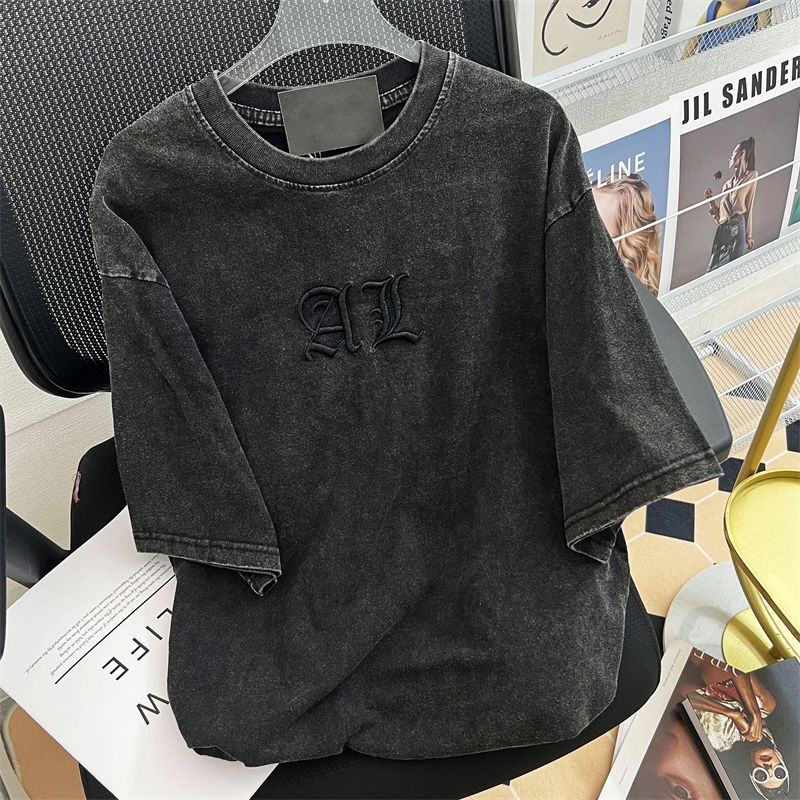 Vintage Art Classic Letter Emb - огляд і ціна Embroidery Cotton Shirt