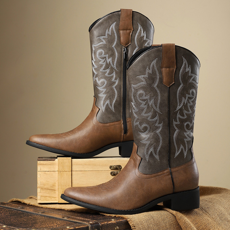NEW Men High Boots Embroidery  - огляд і ціна Embroidery Garments