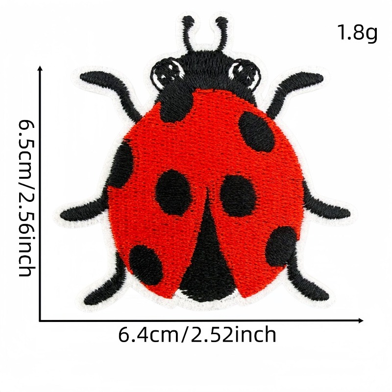 Creative Cute Cartoon Insect S - огляд і ціна Embroidery Lady Bug